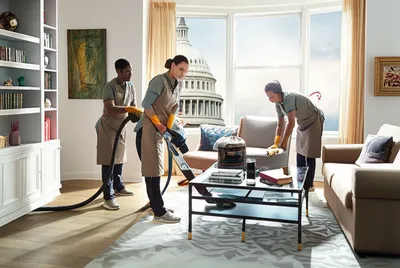 Residential cleaning in Alexandria VA - independent janitorial services by TotalMGT for homes, condos, and apartments