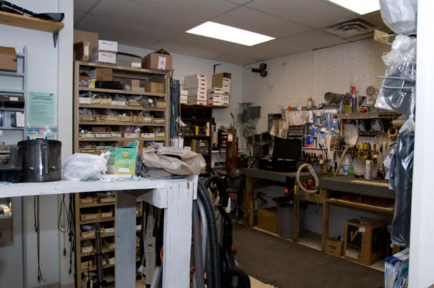 CFI Vacuum service area map showing Richmond VA and surrounding counties served